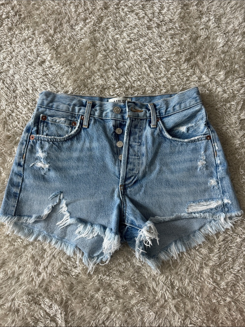 Agolde Parker Cutoff Shorts